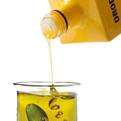 Orodeal - being poured into a glass, with an olive in it